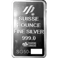 1 Ounce Silver - Majestic Merlion Singapore Mint and PAMP Silver Bar