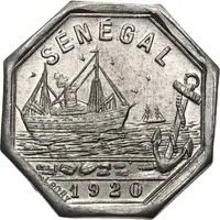 5 Centimes - Chambre de commerce - Dakar