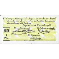 1 Peseta Fayón