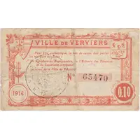 10 Centimes Verviers