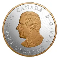 125 Dollars - Charles III Murano Monarch Butterfly