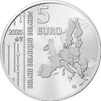 5 Euros Philippe Largo Winch, colored