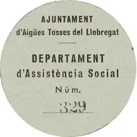 1 Peseta Aigüestoses del Llobregat