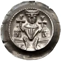 Denier Bracteate - Conrad II and Henry I
