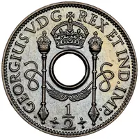 1/2 Penny - George V
