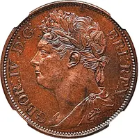 1⁄50 Dollar - George IV Pattern