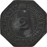 2 Pfennig - Berlin-Wilmersdorf Elektr. Werk Südwest AG