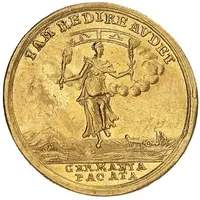 1 Ducat - Frederick II Peace of Hubertusburg