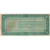 1 Peso Obligación Provisional del Erario Federal