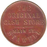 1/2 Penny - Crothers & Co Stawell