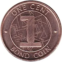 1 Cent Bond Coin