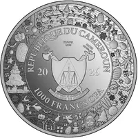 1000 Francs CFA Valentine`s Day