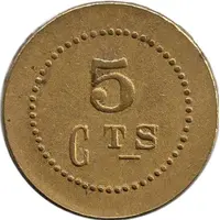 5 Centimos - Cooperativa El Adelanto Obrero