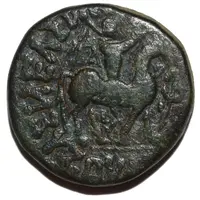 Tetradrachm - Aspavarma Apracharajas of Bajaur, Taxila Sirsukh mint