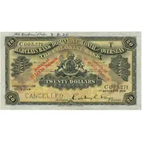 20 Dollars Barclay's Bank