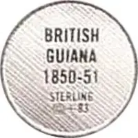 Token - Demerara Guiana 1851