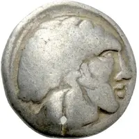 Tetradrachm Sattelkopfpferd Type