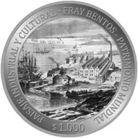 1000 Pesos Uruguayos Fray Bentos