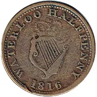 1/2 Penny The Illustrious Wellington - Waterloo