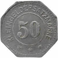 50 Pfennig - Mücheln Anhaltische Kohlenwerke