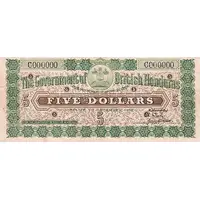 5 Dollars Brown and green