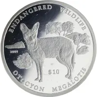 10 Dollars Bat-eared fox