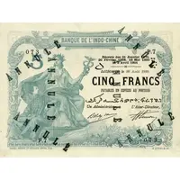5 Francs With decrees