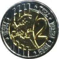 2 Euros Santa Maria de Montserrat Abbey