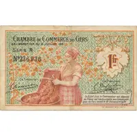 1 Franc - Chambre de Commerce du Gers [32]