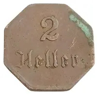 2 Heller - Railway token Wien - Floridsdorf