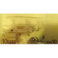 10 Euros gold plated
