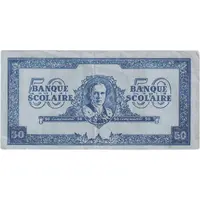 50 Dollars - F.E.C. School Bank Montreal, Quebec