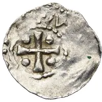 Denier - Theoderic II Bust