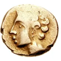 Stater anepigraphic horse facing left, S and amphora