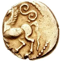 Stater anepigraphic horse facing left, S and amphora