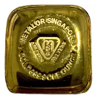 1 oz Gold - Dragon Cast Bar - Metalor Singapore