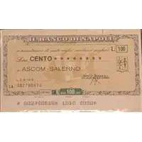 100 Lire Banco di Napoli