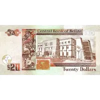 20 Dollars - Elizabeth II Central Bank of Belize