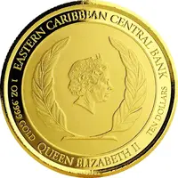 10 Dollars - Elizabeth II Torch Ginger Lily, Colourized