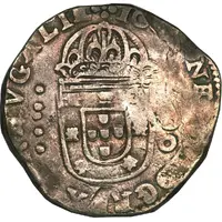 500 Réis - João IV Countermarked 1 Cruzado