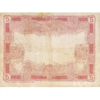 5 Francs with decrees