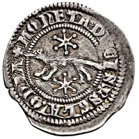 Denier - Henrik Németújvári Bán, as vassal of Béla Crown Prince of Hungary