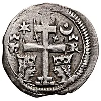 Denier - Henrik Németújvári Bán, as vassal of Béla Crown Prince of Hungary