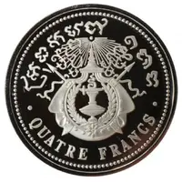 4 Francs - Norodom I