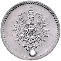 1 Pfennig - Wilhelm I type 1 - large shield - Pattern