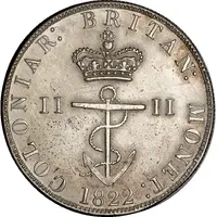 1/2 Dollar - George IV