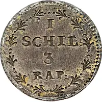 1 Schilling / 3 Rappen