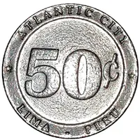 50 Centavos - Casino Atlantic City