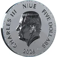 5 Dollars - Charles III Year of the Horse