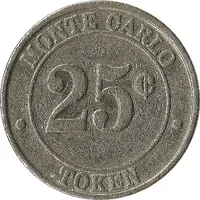 25 Cent Casino Token - Monte Carlo Kingston